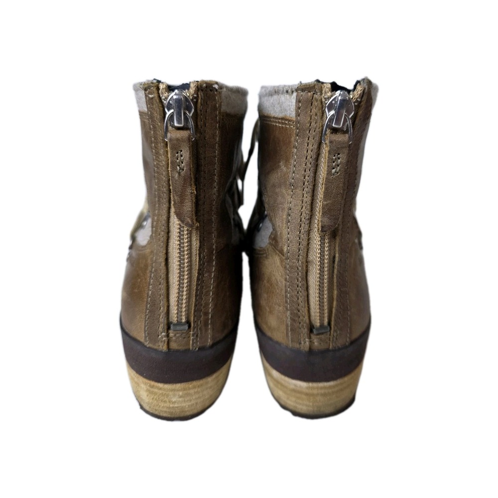 Merrell Shiloh II Brown Felted Wool Leather Boots J004422 Womens 9 Winter Fall - Picture 4 of 6